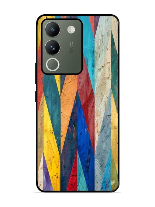 Abstract Tapestry Glossy Soft Edge Case for Vivo Y200 (5G) Chachhi