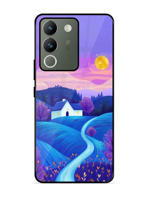 Moonlit Meadow Glossy Soft Edge Case for Vivo Y200 (5G) Chachhi