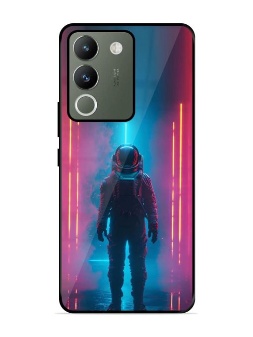 Neon Astronaut Glossy Soft Edge Case for Vivo Y200 (5G) Chachhi