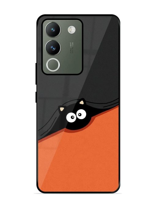 Peek-A-Boo Kitty Glossy Soft Edge Case for Vivo Y200 (5G) Chachhi