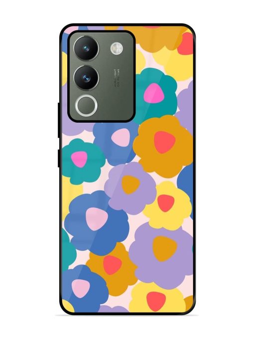 Flower Power Glossy Soft Edge Case for Vivo Y200 (5G) Chachhi