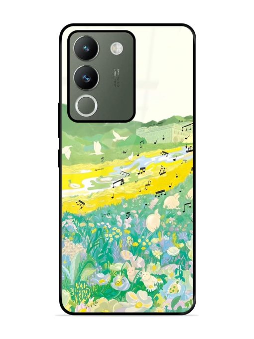 Melody In Bloom Glossy Soft Edge Case for Vivo Y200 (5G) Chachhi