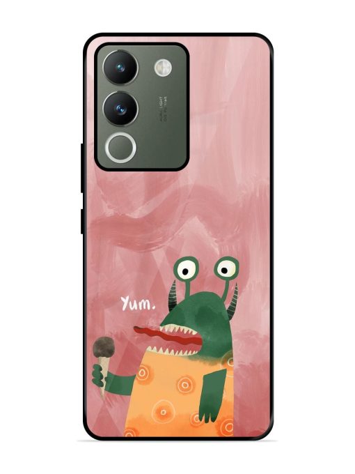 Hungry Monster Glossy Soft Edge Case for Vivo Y200 (5G) Chachhi