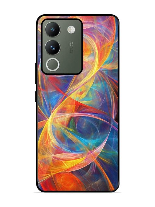 Cosmic Currents Glossy Soft Edge Case for Vivo Y200 (5G) Chachhi