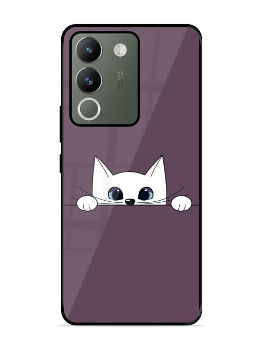 Peek-A-Boo Kitty Glossy Soft Edge Case for Vivo Y200 (5G) Chachhi