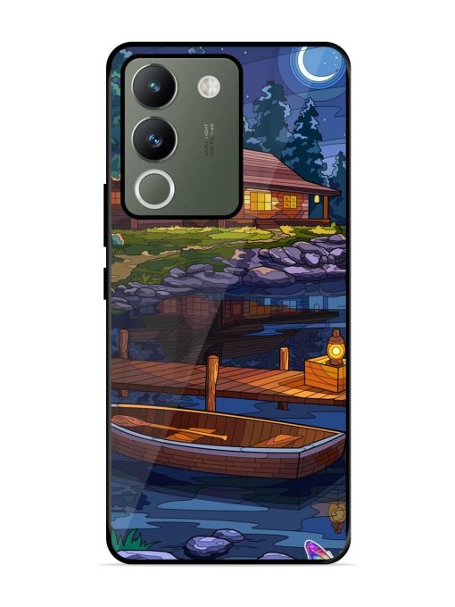 Moonlit Serenity Glossy Soft Edge Case for Vivo Y200 (5G) Chachhi