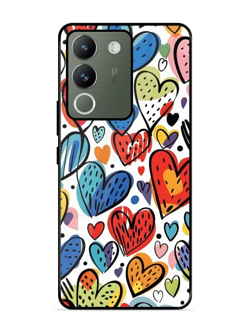 Heartfelt Harmony Glossy Soft Edge Case for Vivo Y200 (5G) Chachhi