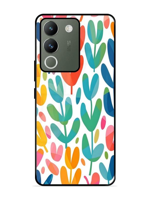 Rainbow Of Blooms Glossy Soft Edge Case for Vivo Y200 (5G) Chachhi