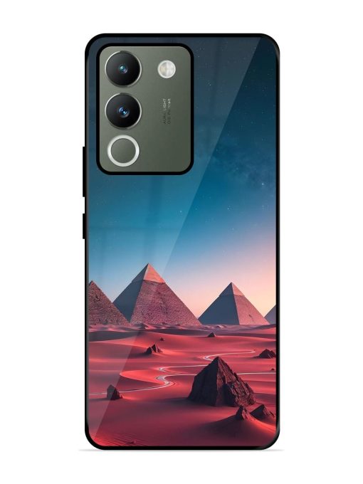 Ancient Wonders Sky Glossy Soft Edge Case for Vivo Y200 (5G) Chachhi