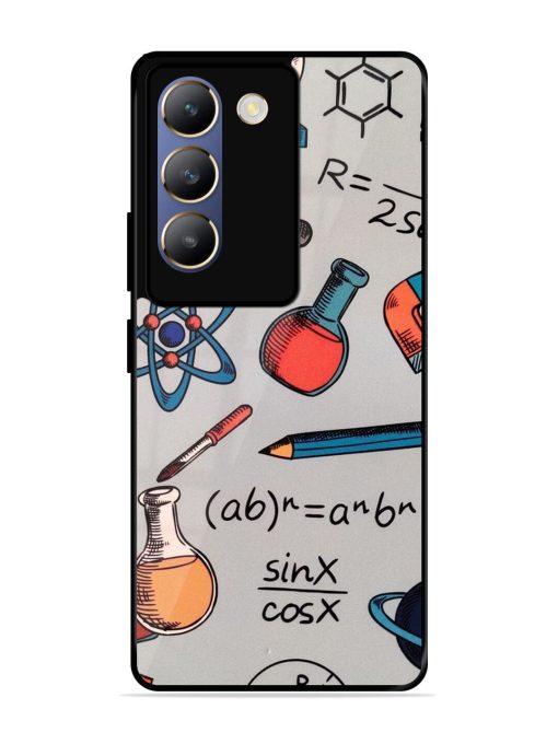 Science Doodle Glossy Soft Edge Case for Vivo Y200E (5G) Chachhi