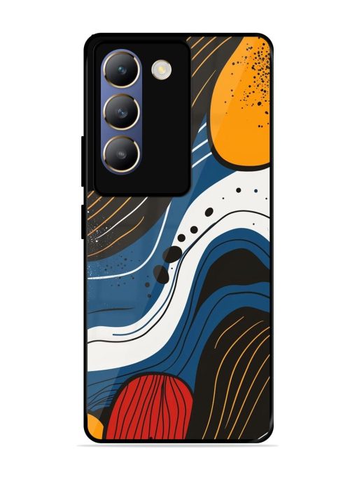 Abstract Expression Glossy Soft Edge Case for Vivo Y200E (5G) Chachhi