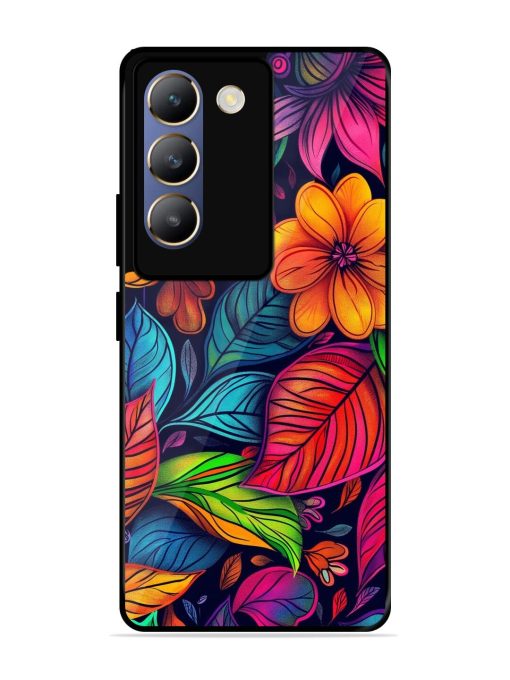 Rainbow Of Blooms Glossy Soft Edge Case for Vivo Y200E (5G) Chachhi