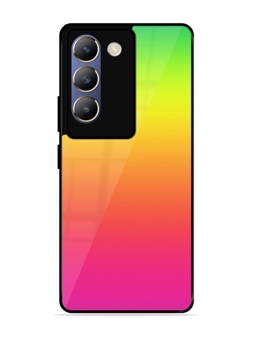 Rainbow Gradient Glossy Soft Edge Case for Vivo Y200E (5G) Chachhi