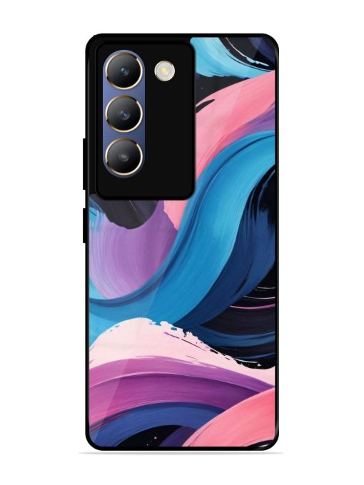 Whimsical Waves Glossy Soft Edge Case for Vivo Y200E (5G) Chachhi