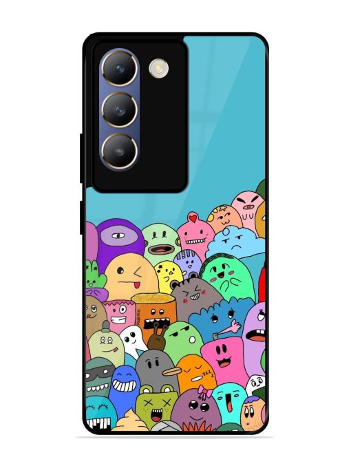 Monster Mash Glossy Soft Edge Case for Vivo Y200E (5G) Chachhi