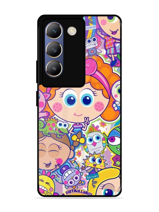 Distroller Friends Glossy Soft Edge Case for Vivo Y200E (5G) Chachhi