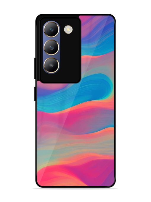 Wavy Wonder Glossy Soft Edge Case for Vivo Y200E (5G) Chachhi