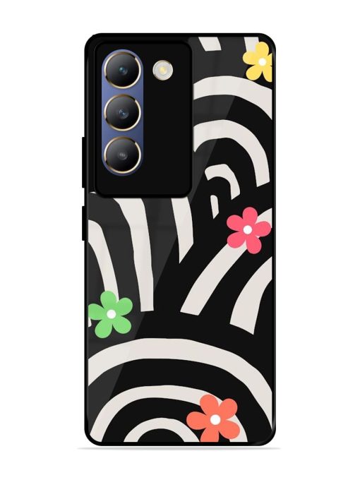 Rainbow Arcs Glossy Soft Edge Case for Vivo Y200E (5G) Chachhi