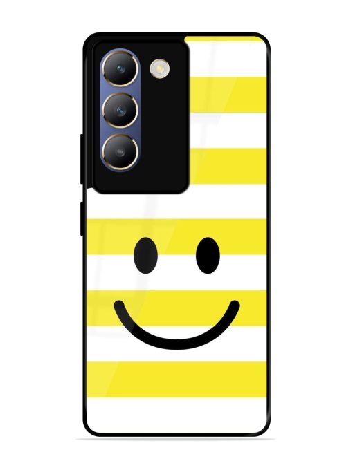 Smiling Stripes Glossy Soft Edge Case for Vivo Y200E (5G) Chachhi