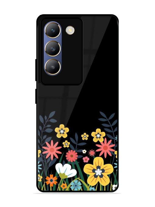 Floral Night Sky Glossy Soft Edge Case for Vivo Y200E (5G) Chachhi