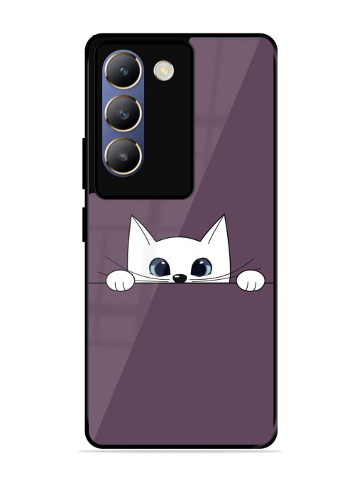 Peek-A-Boo Kitty Glossy Soft Edge Case for Vivo Y200E (5G) Chachhi