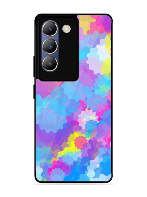 Psychedelic Cloud Burst Glossy Soft Edge Case for Vivo Y200E (5G) Chachhi