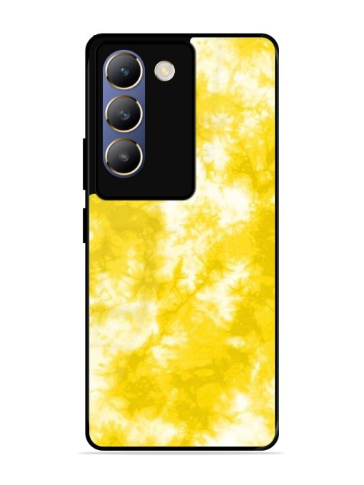 Golden Tie-Dye Twirl Glossy Soft Edge Case for Vivo Y200E (5G) Chachhi