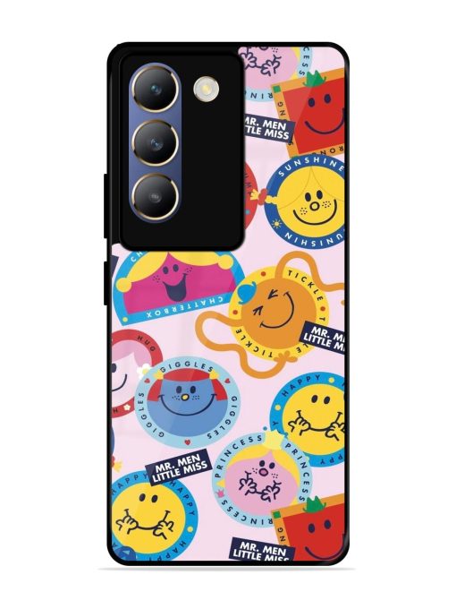 Whimsical Mr. Men & Little Miss Glossy Soft Edge Case for Vivo Y200E (5G) Chachhi