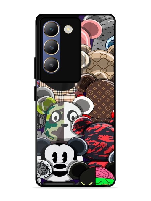 Streetwear Bearbrick Extravaganza Glossy Soft Edge Case for Vivo Y200E (5G) Chachhi