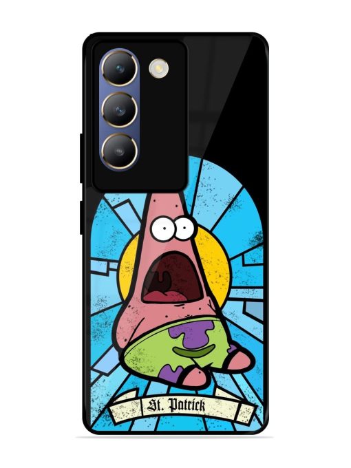 St. Patrick'S Day Stained Glass Patrick Star Glossy Soft Edge Case for Vivo Y200E (5G) Chachhi