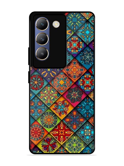 Patchwork Mandala Mosaic Glossy Soft Edge Case for Vivo Y200E (5G) Chachhi