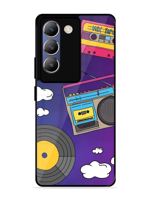 Retro Vibes Glossy Soft Edge Case for Vivo Y200E (5G)