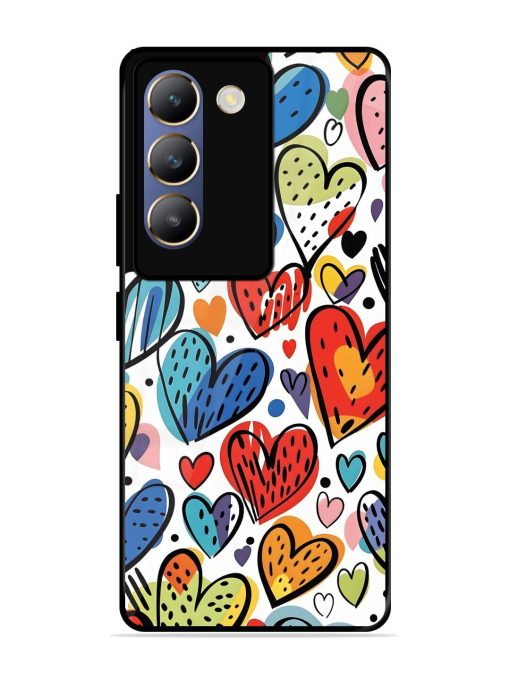 Heartfelt Harmony Glossy Soft Edge Case for Vivo Y200E (5G) Chachhi