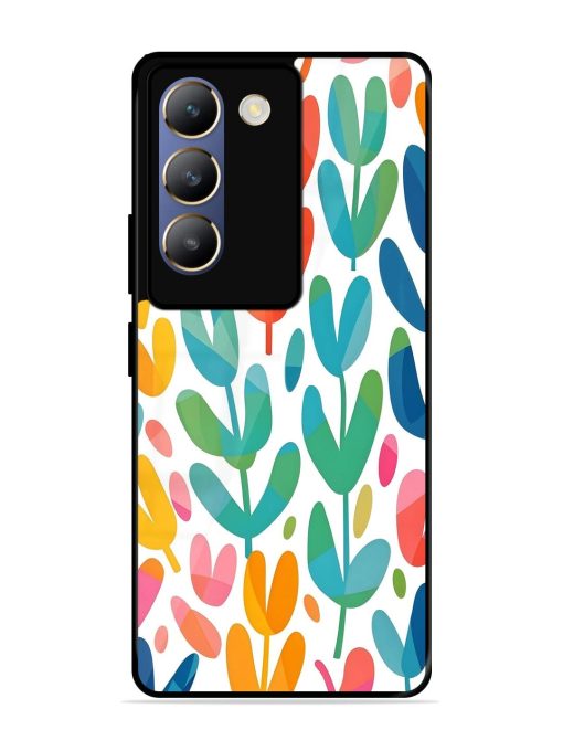 Rainbow Of Blooms Glossy Soft Edge Case for Vivo Y200E (5G)