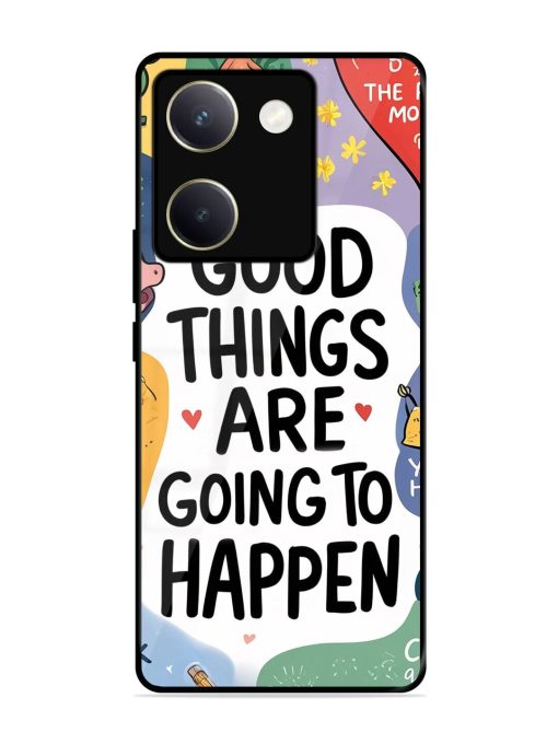 Uplifting Scribbles Glossy Soft Edge Case for Vivo Y200 Pro (5G) Chachhi