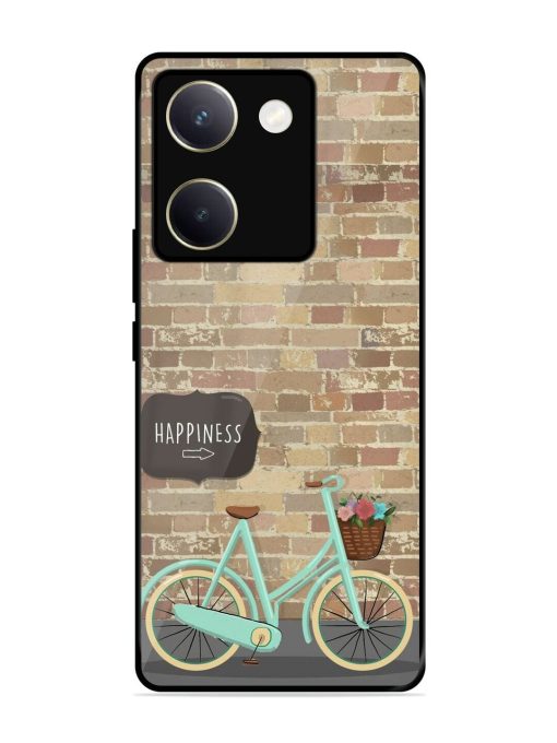 Pedaling Towards Happiness Glossy Soft Edge Case for Vivo Y200 Pro (5G) Chachhi