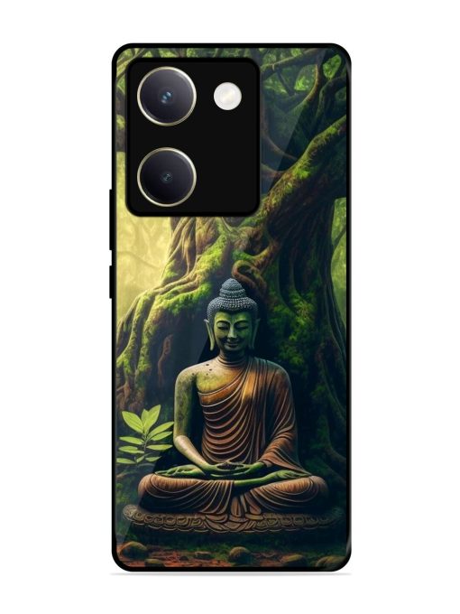 Green Buddha Art Glossy Soft Edge Case for Vivo Y200 Pro (5G) Chachhi