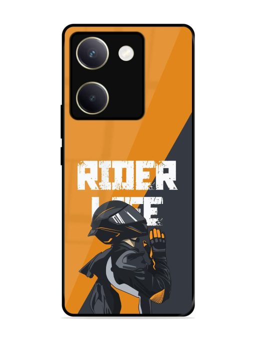 Ride Never Ends Glossy Soft Edge Case for Vivo Y200 Pro (5G) Chachhi