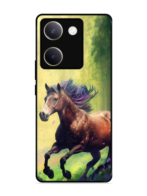 Enchanted Gallop Glossy Soft Edge Case for Vivo Y200 Pro (5G) Chachhi