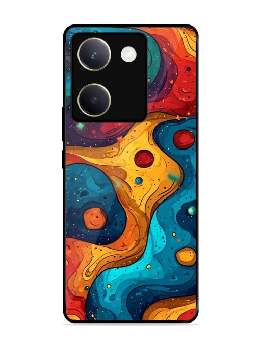 Cosmic Swirl Glossy Soft Edge Case for Vivo Y200 Pro (5G) Chachhi