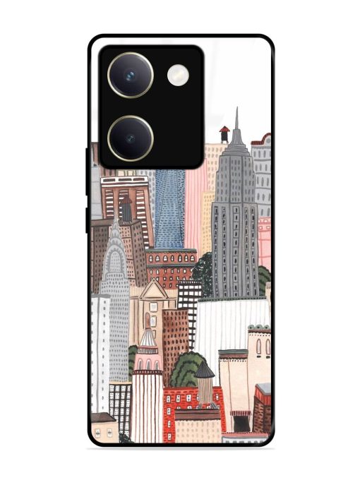 Cityscape Dreams Glossy Soft Edge Case for Vivo Y200 Pro (5G) Chachhi