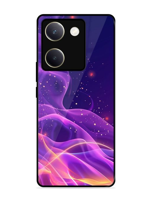 Cosmic Currents Glossy Soft Edge Case for Vivo Y200 Pro (5G) Chachhi