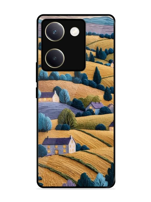 Rolling Hilltop Haven Glossy Soft Edge Case for Vivo Y200 Pro (5G) Chachhi