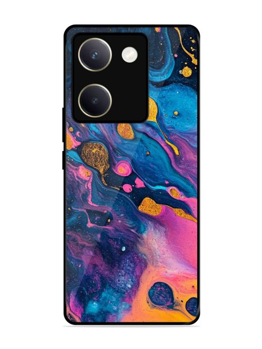 Cosmic Swirl Glossy Soft Edge Case for Vivo Y200 Pro (5G) Chachhi