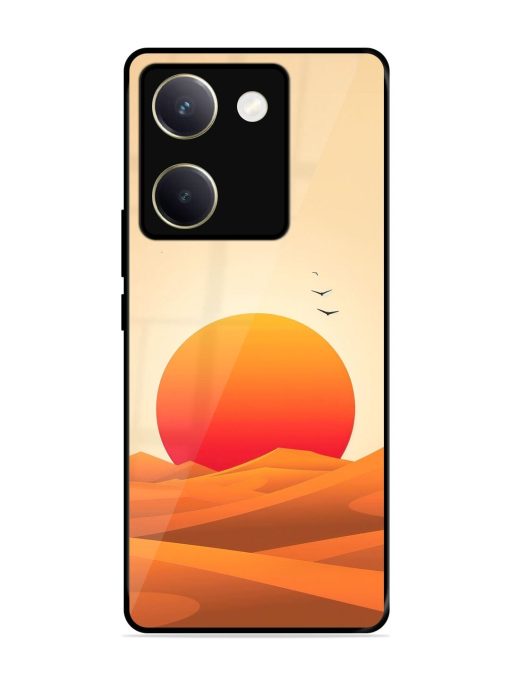 Desert Sunset Glossy Soft Edge Case for Vivo Y200 Pro (5G) Chachhi