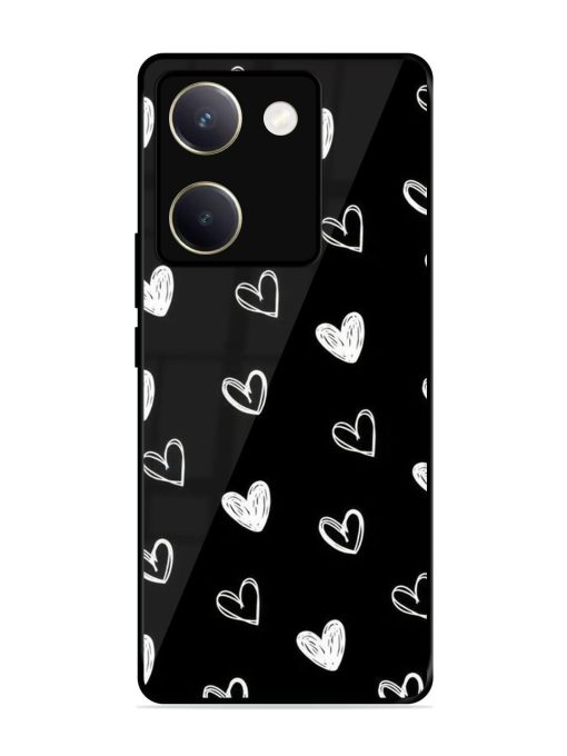 Scattered Hearts Glossy Soft Edge Case for Vivo Y200 Pro (5G) Chachhi