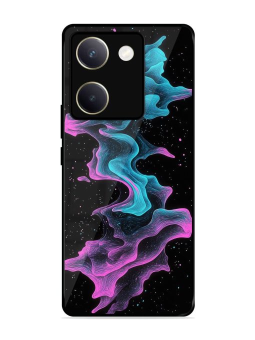 Cosmic Currents Glossy Soft Edge Case for Vivo Y200 Pro (5G) Chachhi