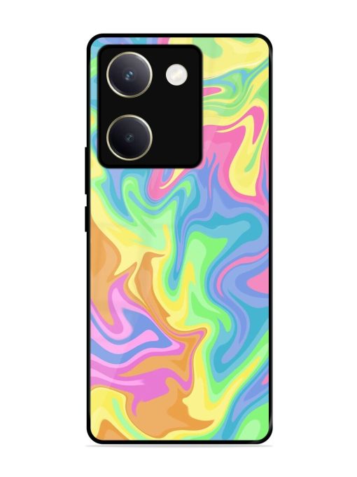 Whimsical Swirl Glossy Soft Edge Case for Vivo Y200 Pro (5G) Chachhi