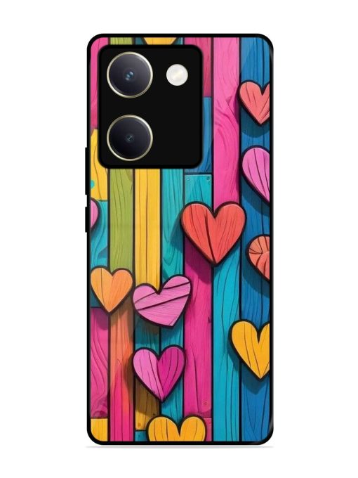 Rainbow Of Hearts Glossy Soft Edge Case for Vivo Y200 Pro (5G) Chachhi