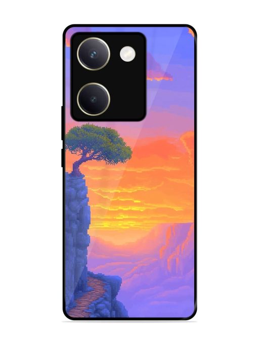 Cliffside Solitude Glossy Soft Edge Case for Vivo Y200 Pro (5G) Chachhi